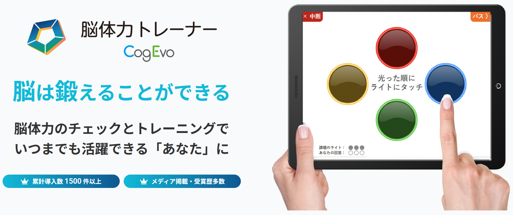 CogEvoによる認知機能チェック